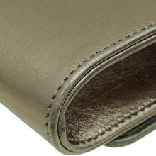 Gucci Metallic Bronze GG Crystal Broadway Clutch