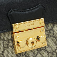 Gucci Bicolor GG Supreme Padlock Mini Bag