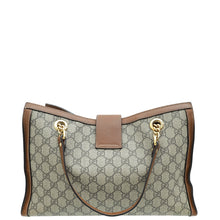 Gucci Bicolor GG Supreme Padlock Medium Tote Bag