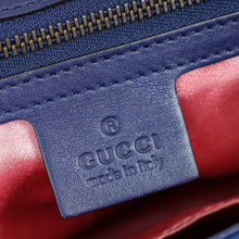 Gucci Dark Blue GG Marmont Velvet Large Shoulder Bag