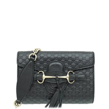Gucci Black GG Microcannage Emily Mini Bag