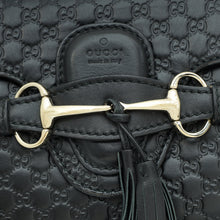 Gucci Black GG Microcannage Emily Mini Bag