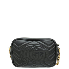 Gucci Black GG Marmont Mini Camera Bag