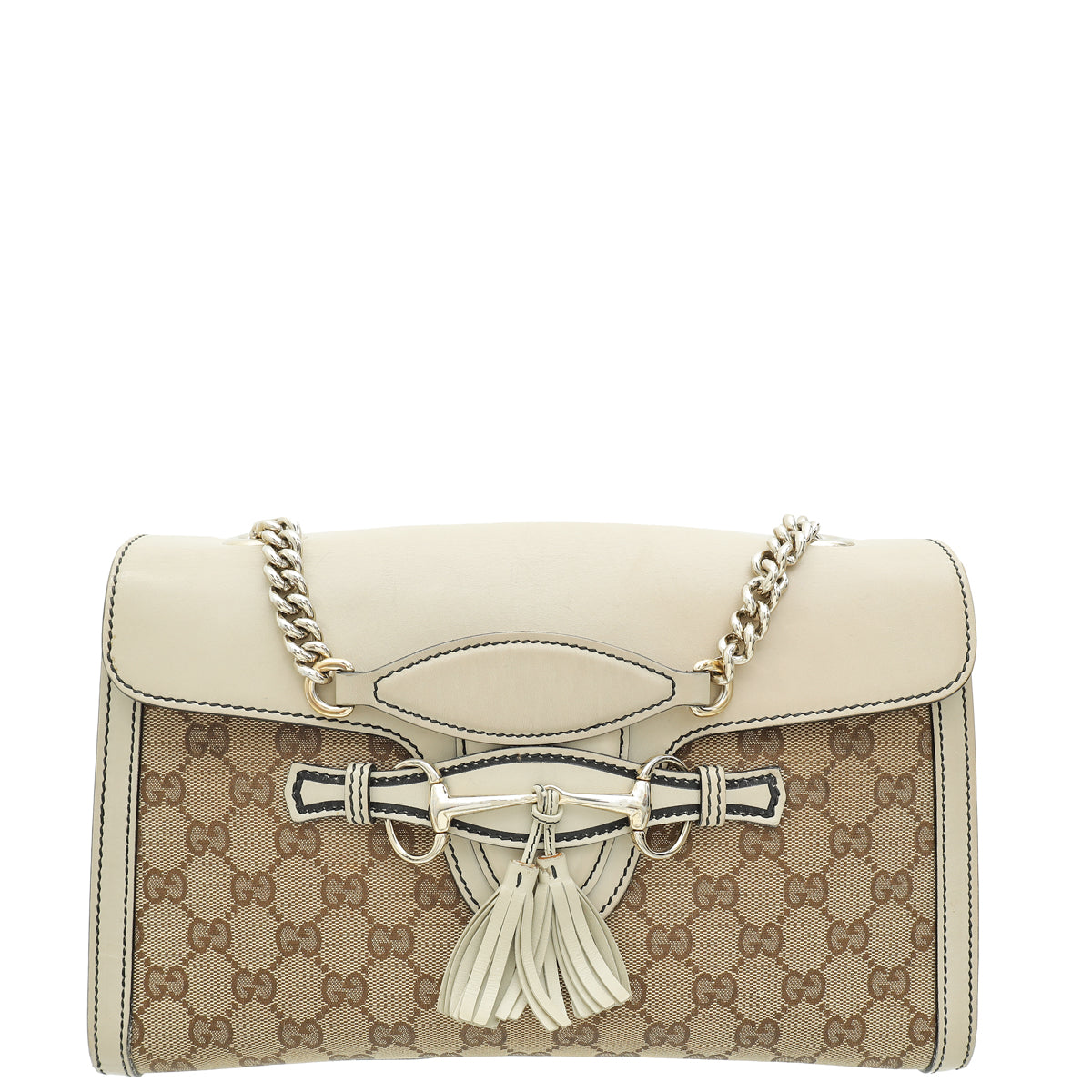 Gucci Bicolor GG Emily Medium Shoulder Bag