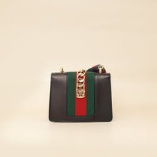 Gucci Black Sylvie Mini Chain Shoulder Bag