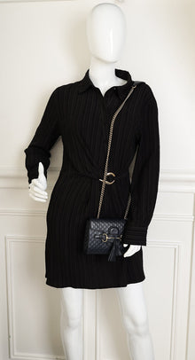 Gucci Navy Blue Guccissima Mini Emily Bag