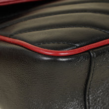 Gucci Black Torchon GG Marmont Medium Shoulder Bag