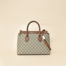 Gucci Bicolor GG Supreme Handles Tote Bag