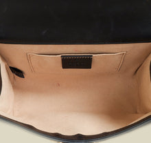 Gucci Black Guccissima Padlock Small Shoulder Bag