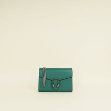 Gucci Green Crystal Dionysus Mini Chain Wallet