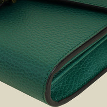 Gucci Green Crystal Dionysus Mini Chain Wallet