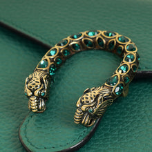 Gucci Green Crystal Dionysus Mini Chain Wallet