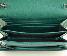 Gucci Green Crystal Dionysus Mini Chain Wallet