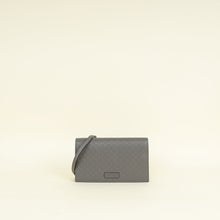 Gucci Grey Micro Guccissima Strap Wallet