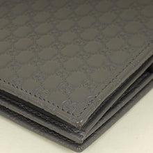 Gucci Grey Micro Guccissima Strap Wallet