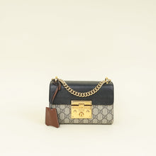 Gucci Bicolor GG Supreme Padlock Small Shoulder Bag