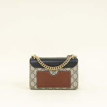 Gucci Bicolor GG Supreme Padlock Small Shoulder Bag
