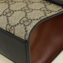 Gucci Bicolor GG Supreme Padlock Small Shoulder Bag