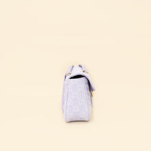 Gucci Lilac GG Denim GG Marmont Medium Shoulder Bag