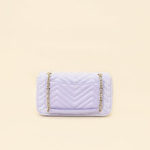 Gucci Lilac GG Denim GG Marmont Medium Shoulder Bag