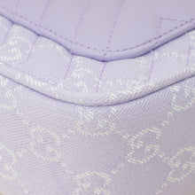 Gucci Lilac GG Denim GG Marmont Medium Shoulder Bag