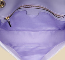 Gucci Lilac GG Denim GG Marmont Medium Shoulder Bag