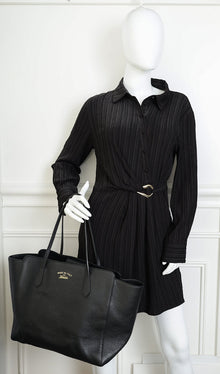 Gucci Black Swing Tote Bag