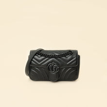 Gucci Black GG Marmont Small Shoulder Bag