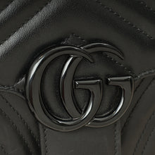 Gucci Black GG Marmont Small Shoulder Bag