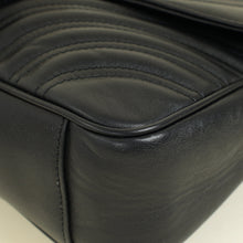 Gucci Black GG Marmont Medium Shoulder Bag