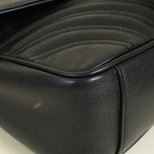 Gucci Black GG Marmont Medium Shoulder Bag