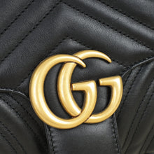 Gucci Black GG Marmont Medium Shoulder Bag
