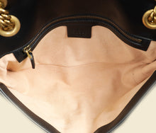 Gucci Black GG Marmont Medium Shoulder Bag
