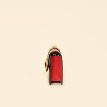 Gucci Red Super Mini Sylvie Chain Bag