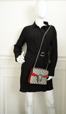 Gucci Bicolor GG Supreme Dionysus Small Shoulder Bag