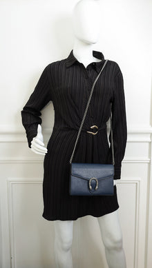 Gucci Navy Blue Dionysus Wallet On Chain