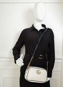 Gucci Bicolor Torchon GG Marmont Small Camera Bag