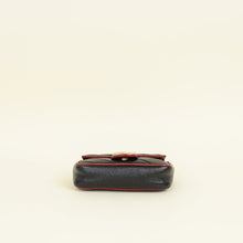 Gucci Black GG Marmont Diagonal Striped Super Mini Bag
