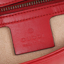 Gucci Red GG Marmont Matelasse Medium Shoulder Bag