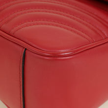 Gucci Red GG Marmont Matelasse Medium Shoulder Bag