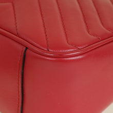 Gucci Red GG Marmont Matelasse Medium Shoulder Bag