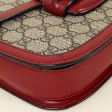 Gucci Bicolor GG Supreme Horsebit 1955 Medium Bag