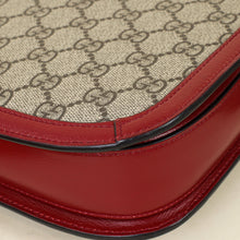 Gucci Bicolor GG Supreme Horsebit 1955 Medium Bag