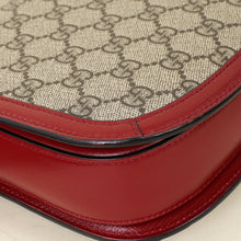 Gucci Bicolor GG Supreme Horsebit 1955 Medium Bag