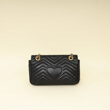 Gucci Black GG Marmont Small Shoulder Bag