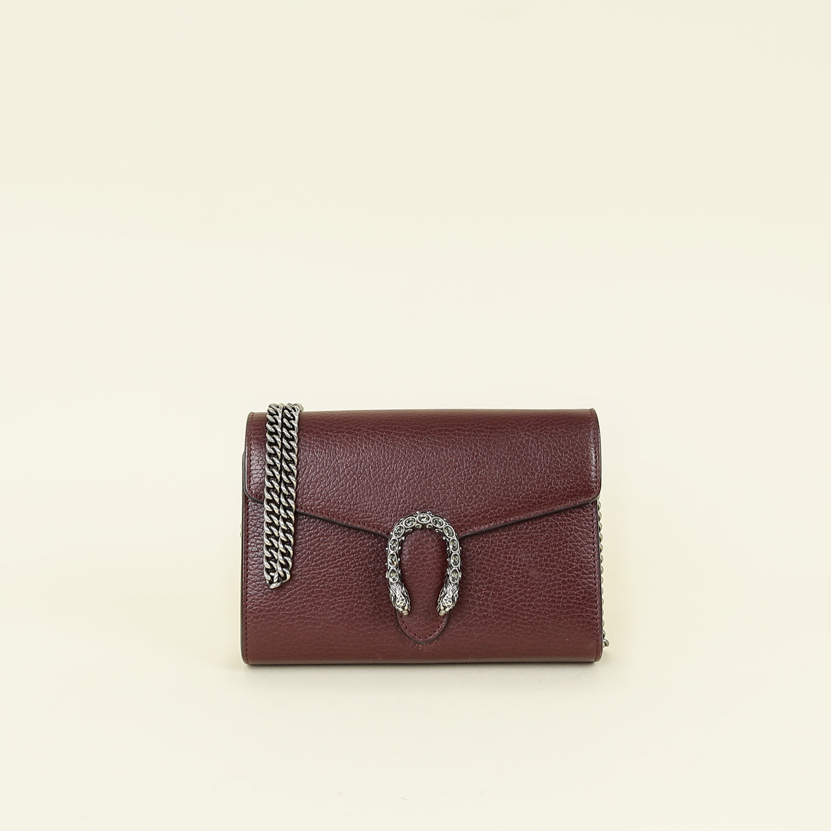 Gucci Burgundy Dionysus Mini Chain Shoulder Bag