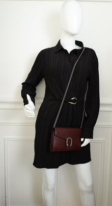 Gucci Burgundy Dionysus Mini Chain Shoulder Bag