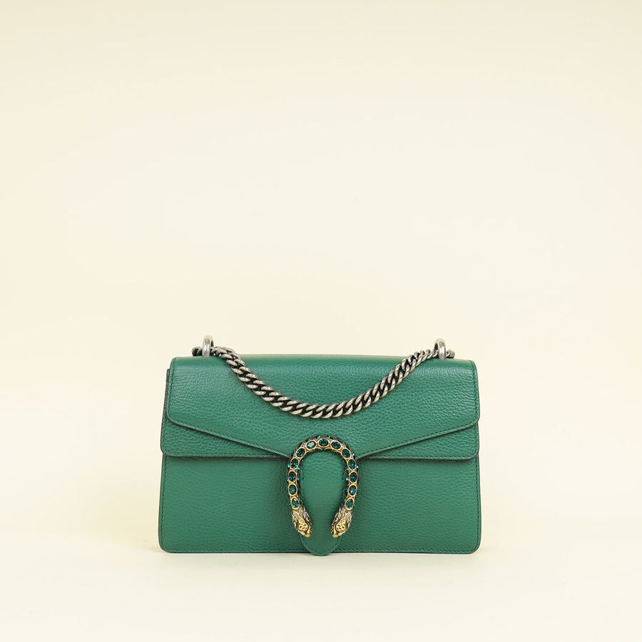 Gucci Green Dionysus Medium Shoulder Bag