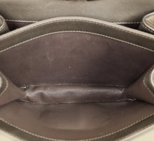 Gucci Metallic Olive Lizard Interlocking G Flap Chain Shoulder Bag