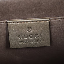 Gucci Metallic Olive Lizard Interlocking G Flap Chain Shoulder Bag